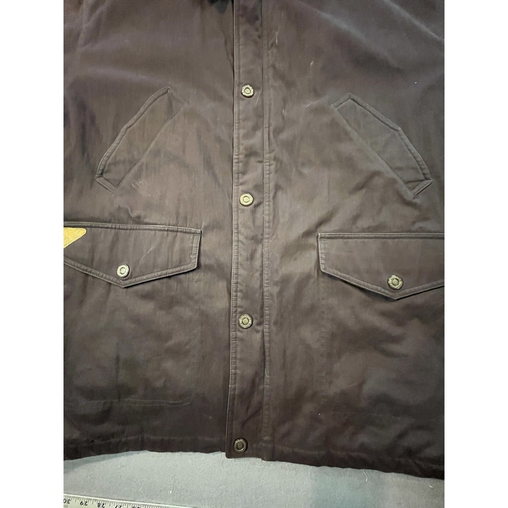 Woolrich Mens XL Field Barn Jacket Style 15402 Vintage 1990s Outdoor Coat - Picture 4 of 13